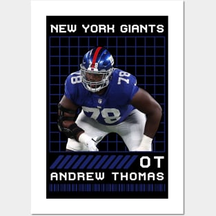ANDREW THOMAS - OT - NEW YORK GIANTS Posters and Art